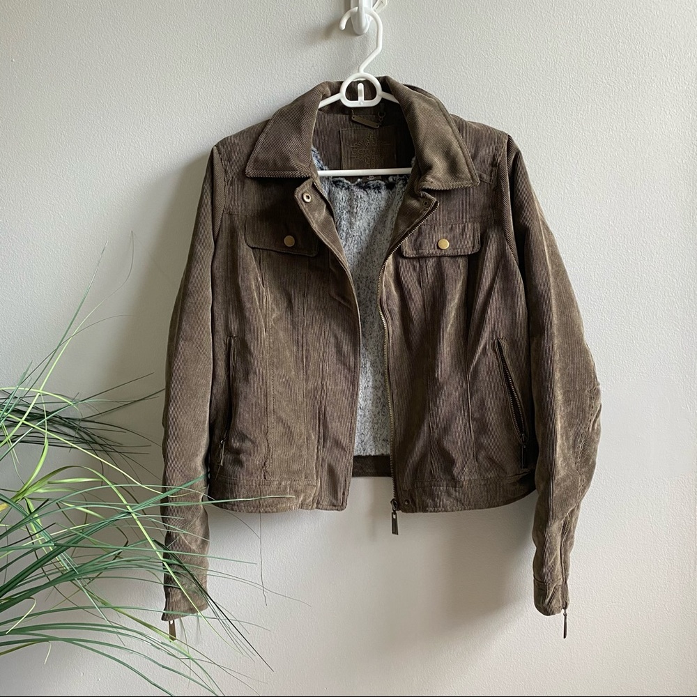 NWOT brown corduroy jacket